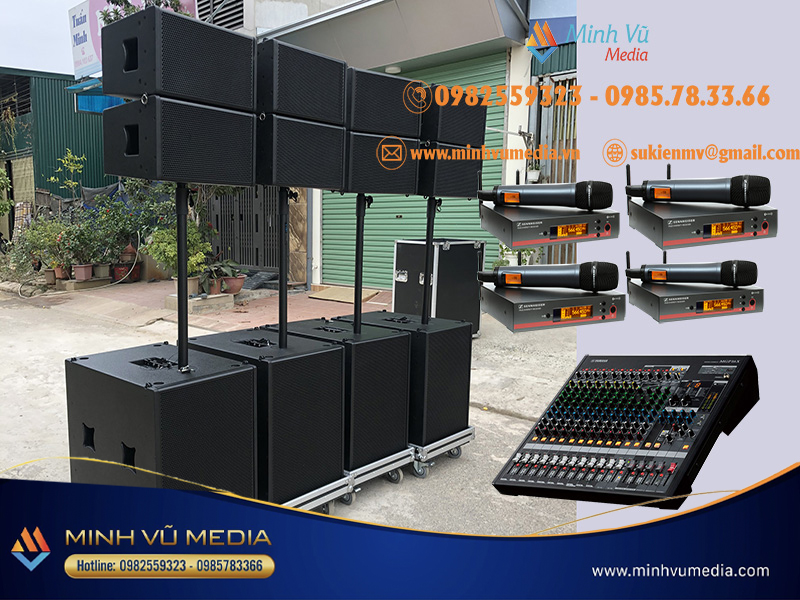 Dòng loa tổ chức chương trình, sự kiện lớn